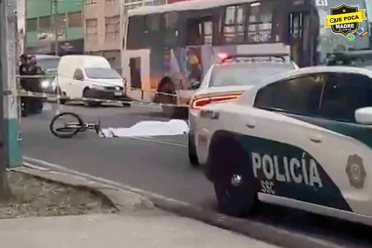 ¡SE LA LLEVÓ LA GRÚA! Muere tras ser arrollada en Iztacalco, CDMX