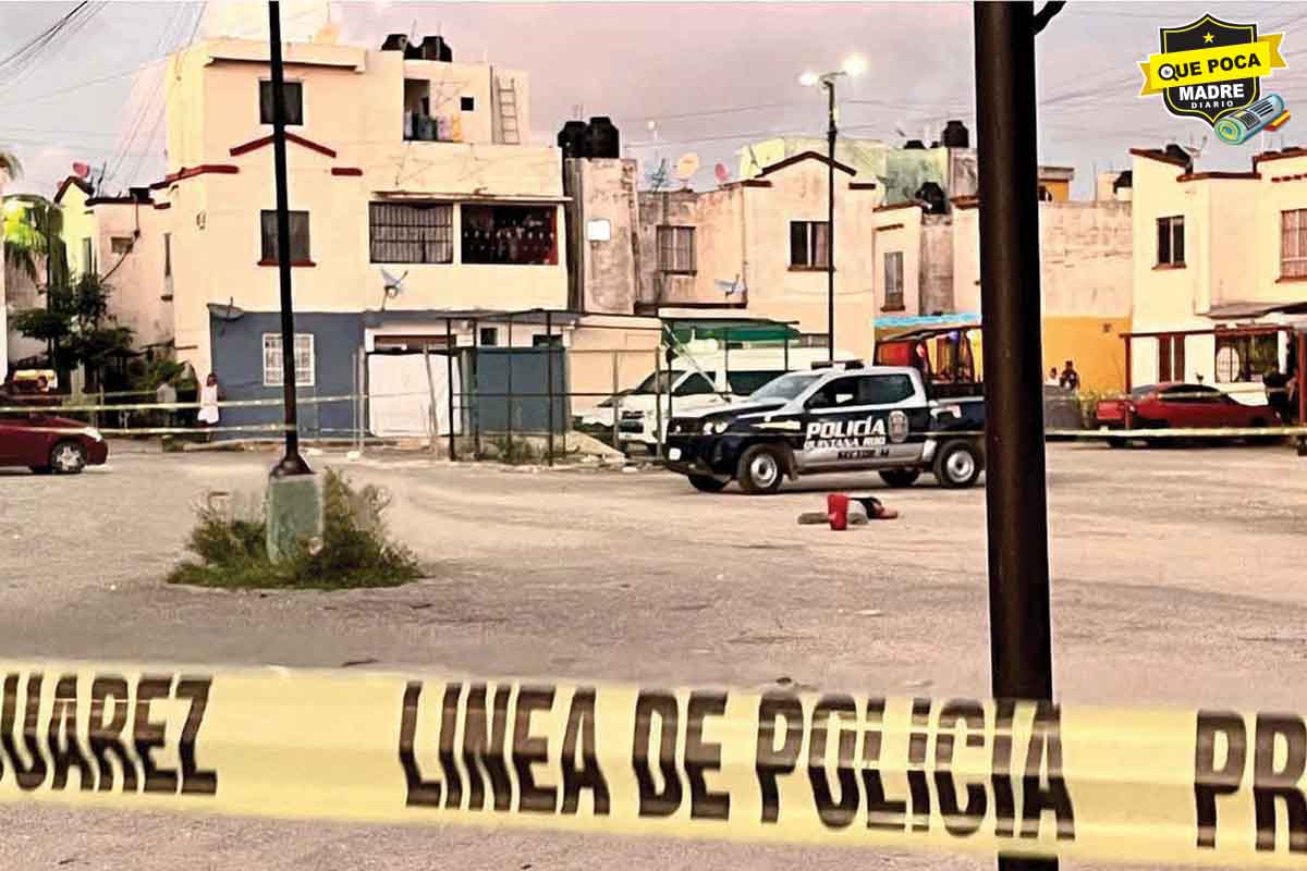 ATACAN A BALAZOS A DOS PERSONAS Y UNA DE ELLAS MUERE, EN CANCÚN