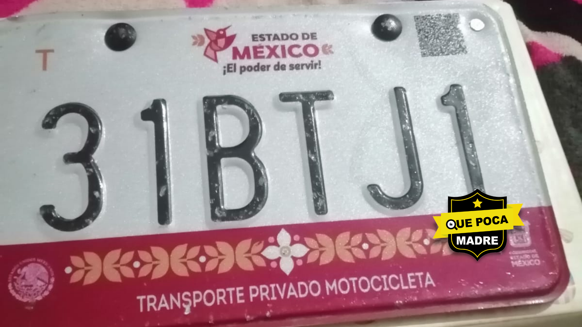 LOCALIZARON TU PLACA DE MOTO