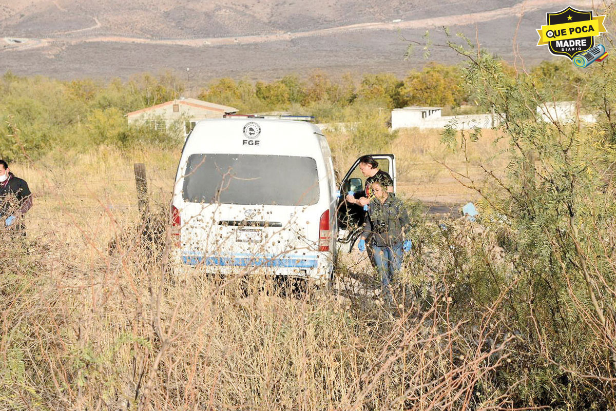 LLENO DE BALAS Y ENCOBIJADO DEJAN A UN HOMBRE EN CHIHUAHUA