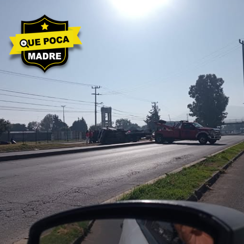 ‼ IMPACTANTE VOLCADURA DE AUTOMOVIL EN COACALCO ‼💥🚗