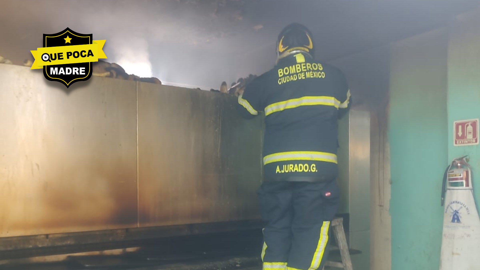 INCENDIO SORPRENDE A VECINOS DE IZTAPALAPA