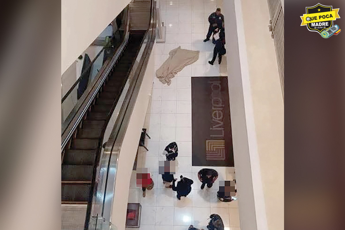 ¡IBA DE COMPRAS Y PIERDE LA VIDA! MUERE TRAS CAER DE UN TERCER PISO EN CENTRO COMERCIAL EN COACALCO