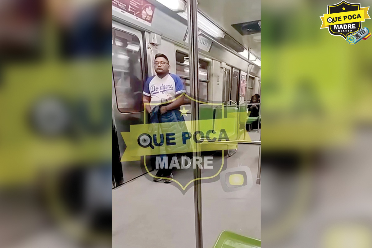 ¡EL METRO DE LA CDMX CADA VEZ PEOR! AHORA CAPTAN A CERDO MASTURBÁNDOSE EN VAGONES PARA MUJERES