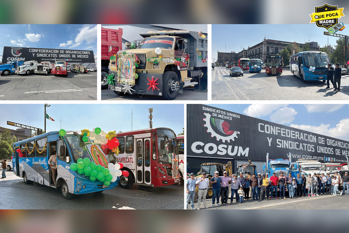 Transportistas del Valle de Toluca celebraron a la Morenita del Tepeyac