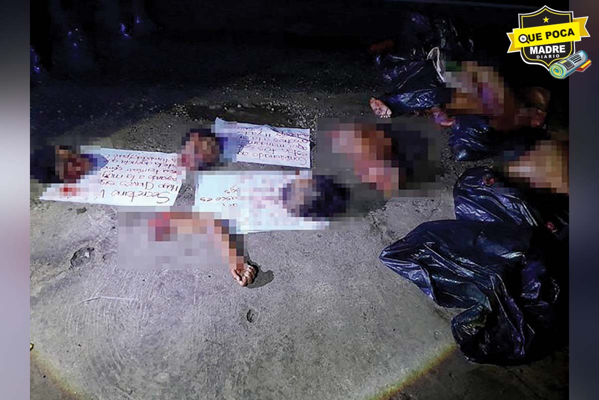 ¡PEOR QUE PELÍCULA DE TERROR! Dejan varios cuerpos descuartizados en carretera de Tabasco