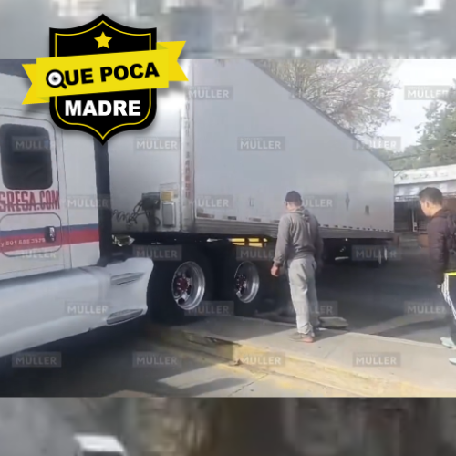 ‼️TRÁILER QUEDA ATORADO, VAYA DESM@DRE QUE SE HIZO‼️🚛🤦‍♀️