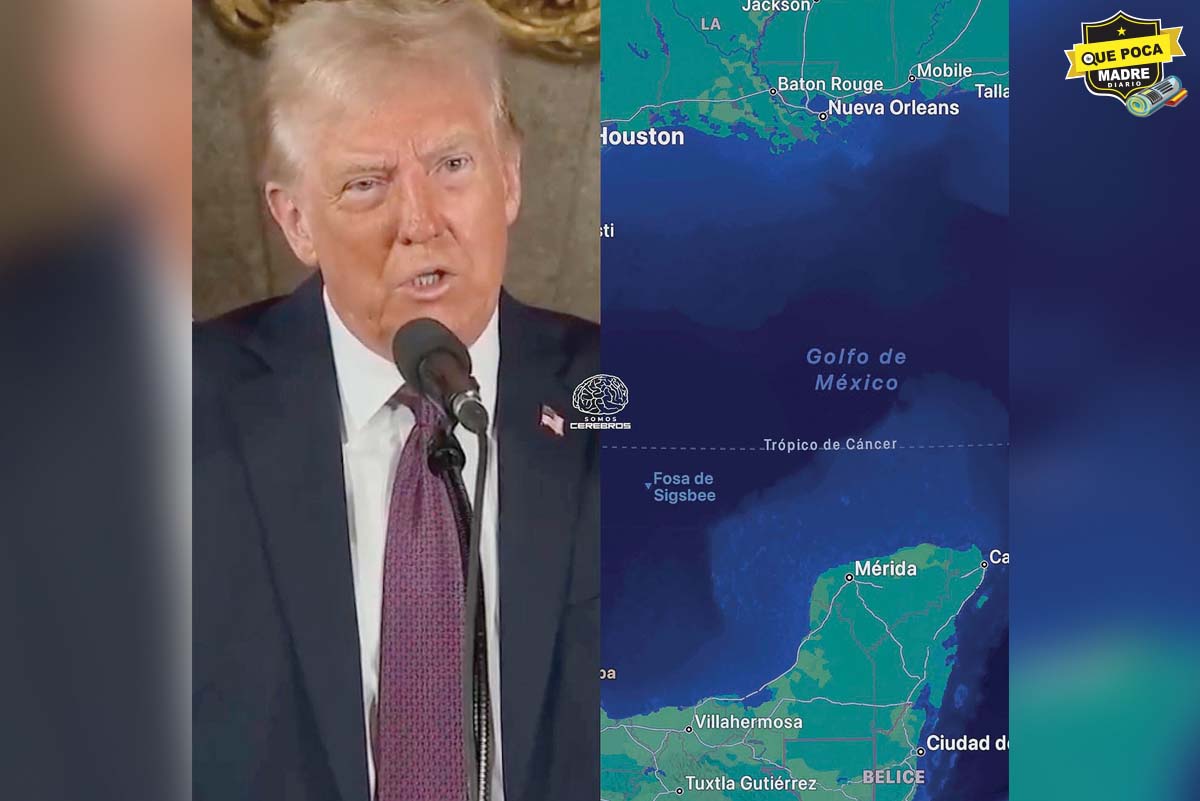 Donald Trump quiere cambiar el nombre del “Golfo de México” a “Golfo de América”